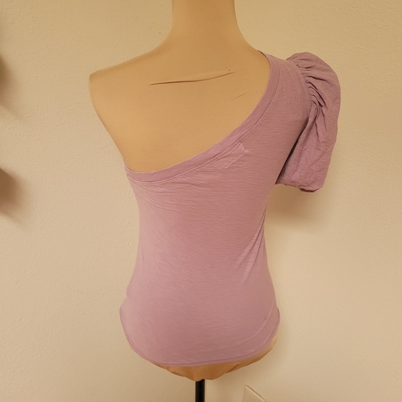 Nation Ltd One-Shoulder Purple Top - Picture 5 of 5